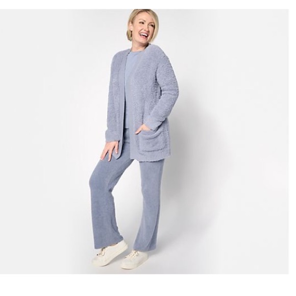 Barefoot Dreams cozy chic cardigan 
Black, large - Picture 2 of 9